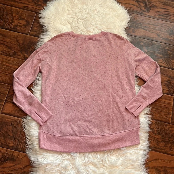 Athleta Balance Pink Pull Over Boxy Crewneck Sweatshirt Women’s Sz Small - Picture 9 of 9